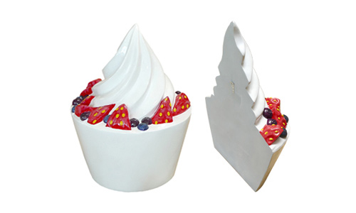 Frozen Yogurt Aufsteller